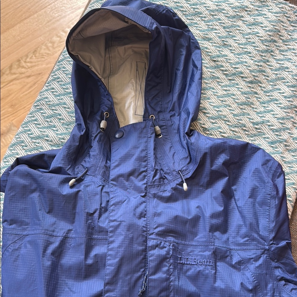 L.L.Bean Blue Hooded Jacket